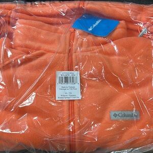 Columbia Vibrant Orange Full-Zip Fleece
